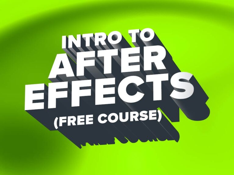 After Effects – FREE COURSE