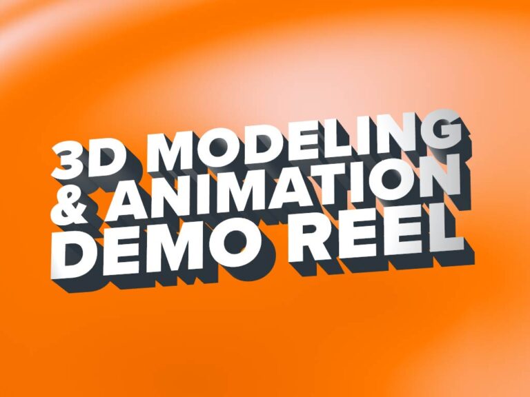 3D Demo Reel